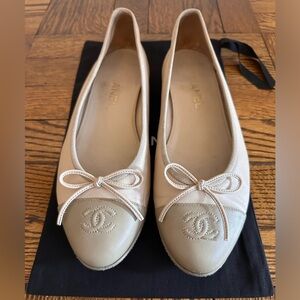 Chanel ballet flats size 39.5